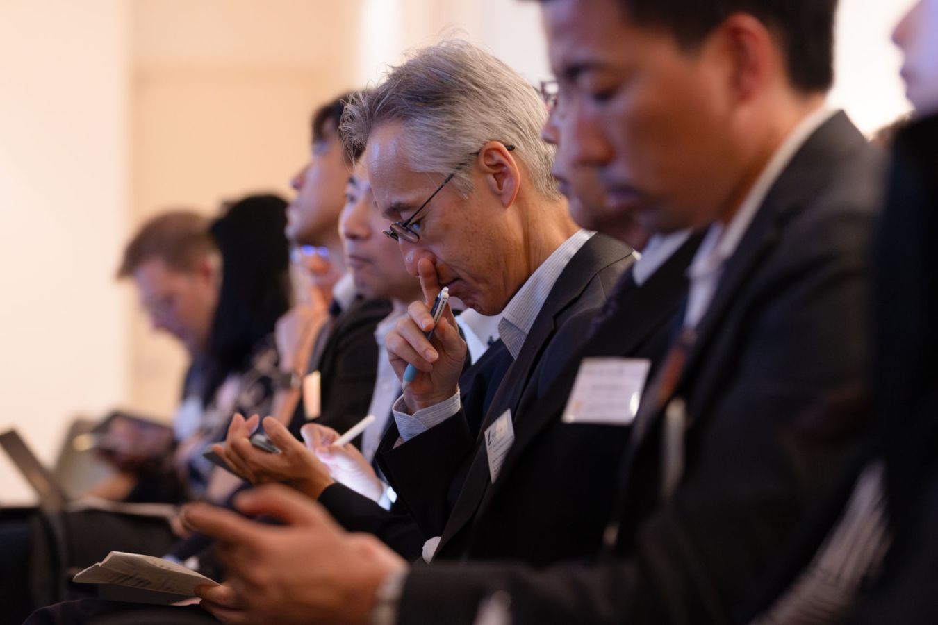 Guests of the event at the Swiss Embassy in Tokyo.